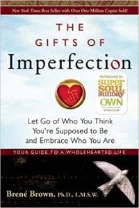 Book Cover Brene Brown Gifts of Imperfection